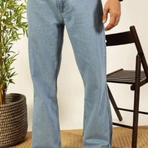 loose fit men light blue jeans (copy)